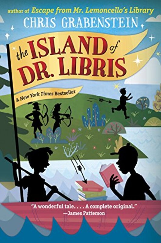 Book cover for "The Island of Dr. Libris" by Chris Grabenstein
