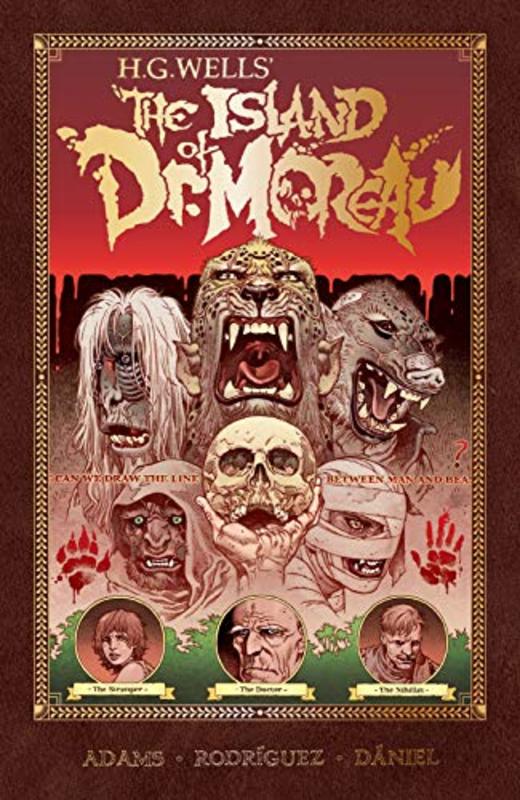 Book cover for "The Island of Dr. Moreau" by H.G. Wells