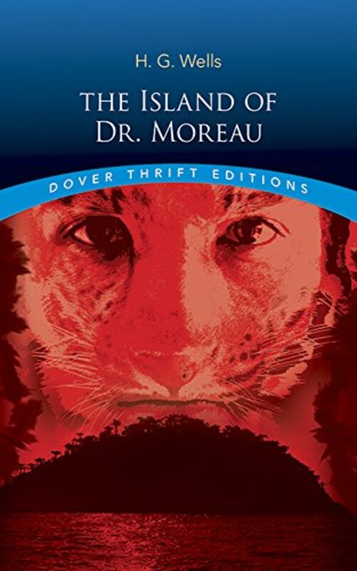 Book cover for "The Island of Dr. Moreau" by HG Wells