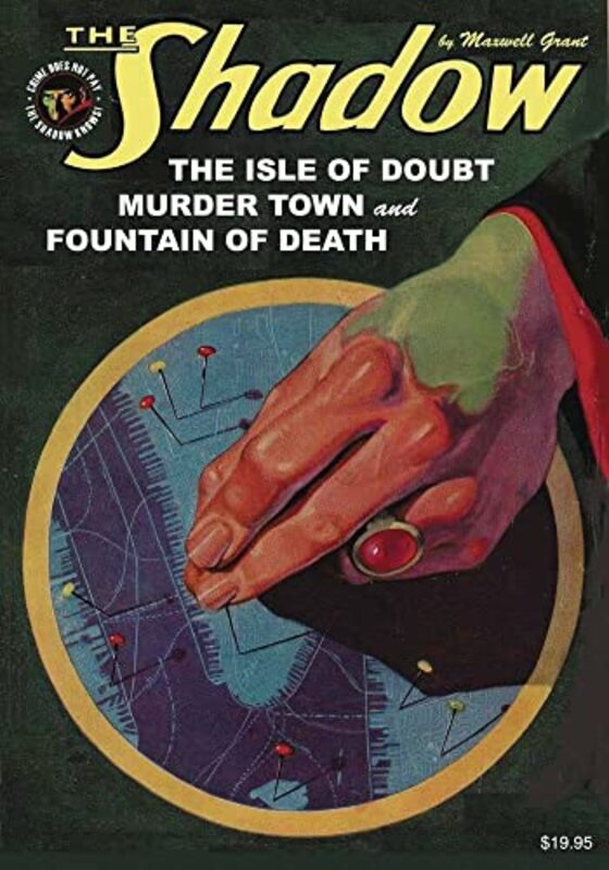 Book cover for "The Isle of Doubt" by Maxwell Grant
