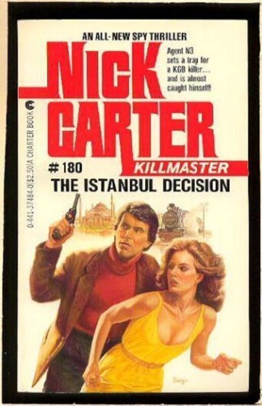 Book cover for "The Istanbul Decision" by Nick Carter