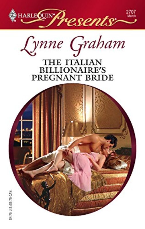 Book cover for "The Italian Billionaire's Pregnant Bride" by Lynne Graham