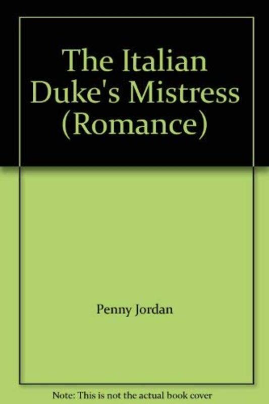 Book cover for "The Italian Duke's Wife" by Penny Jordan