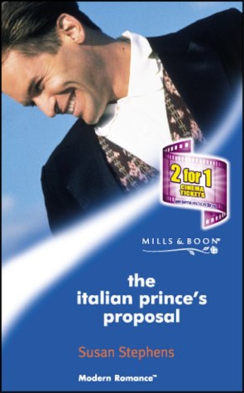 Book cover for "The Italian Prince's Proposal" by Susan Stephens