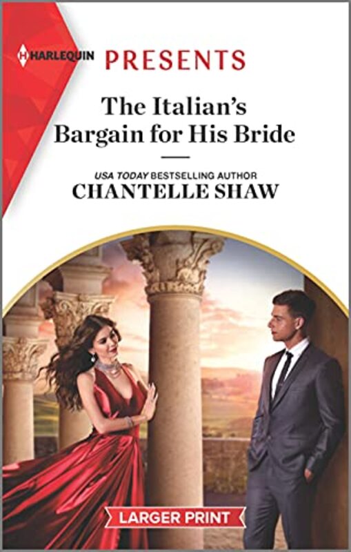 Book cover for "The Italian's Bargain for His Bride" by Chantelle Shaw