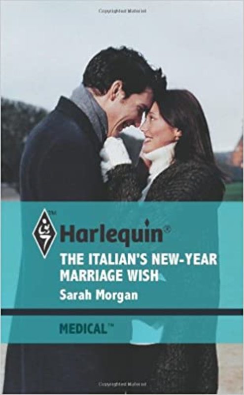 Book cover for "The Italian's New Year Marriage Wish" by Sarah Morgan