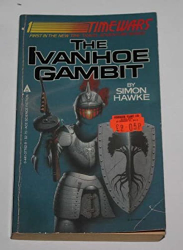 Book cover for "The Ivanhoe Gambit" by Simon Hawke