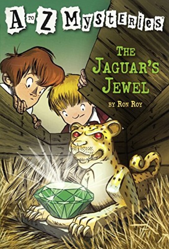 Book cover for "The Jaguar's Jewel" by Ron Roy