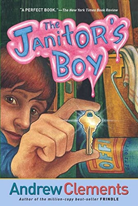 Book cover for "The Janitor's Boy" by Andrew Clements