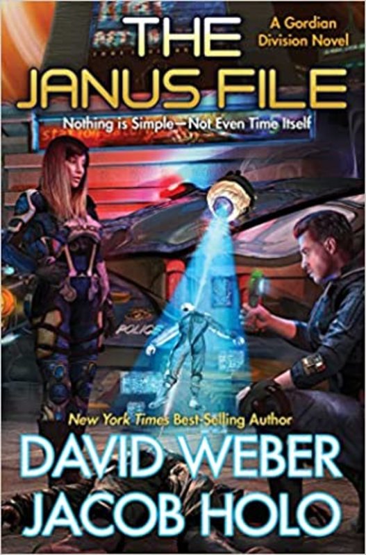 Book cover for "The Janus File" by David Weber