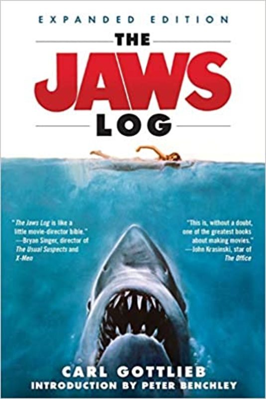 Book cover for "The Jaws Log" by Carl Gottlieb