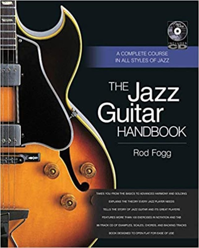 Book cover for "The Jazz Guitar Handbook" by Rod Fogg