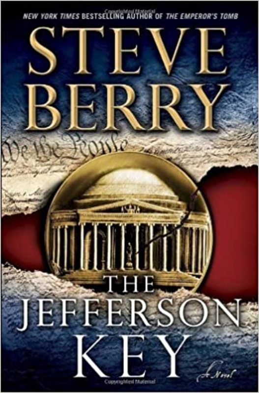 Book cover for "The Jefferson Key" by Steve Berry