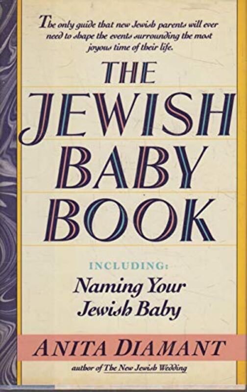 Book cover for "The Jewish Baby Book" by Anita Diamant