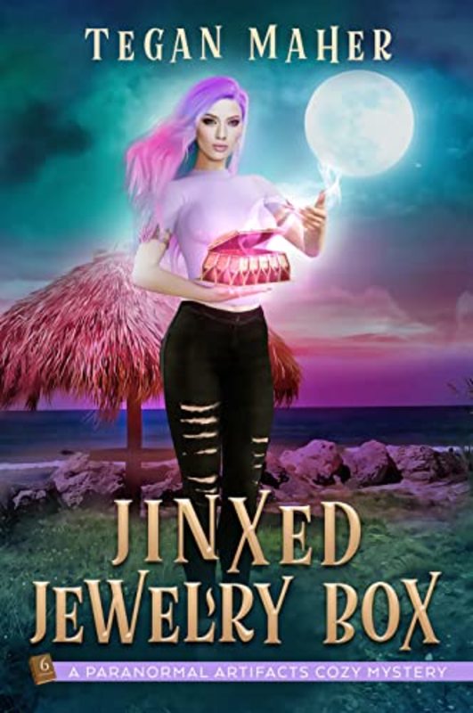 Book cover for "The Jinxed Jewelry Box" by Tegan Maher