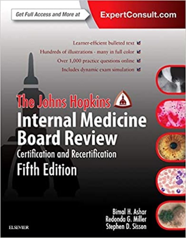 Book cover for "The Johns Hopkins Internal Medicine Board Review" by Bimal Ashar