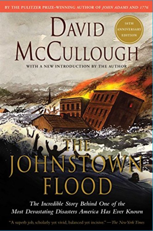 Book cover for "The Johnstown Flood" by David McCullough