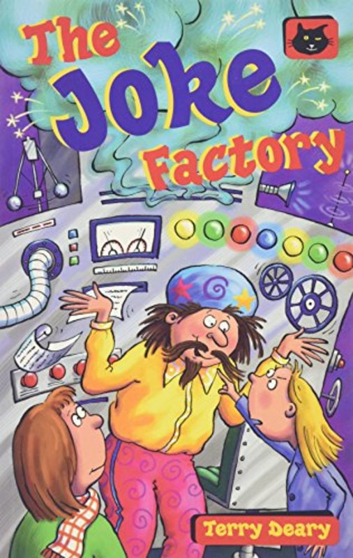Book cover for "The Joke Factory" by Terry Deary