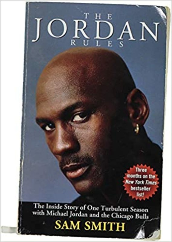 Book cover for "The Jordan Rules" by Sam Smith