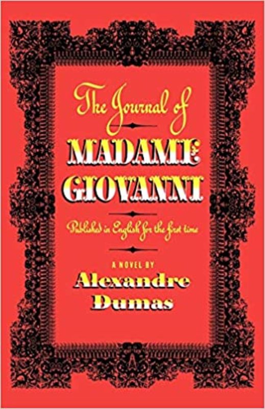 Book cover for "The Journal of Madame Giovanni" by Alexandre Dumas