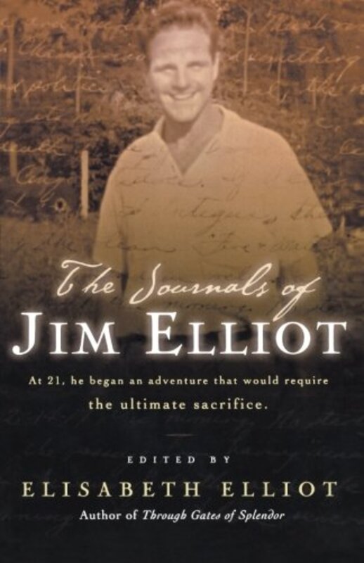 Book cover for "The Journals of Jim Elliot" by Elisabeth Elliot