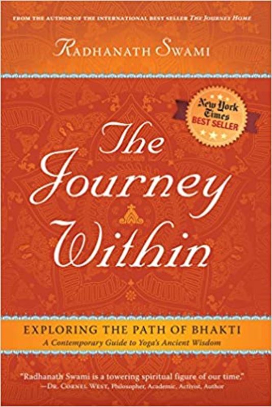 Book cover for "The Journey Within" by Radhanath Swami