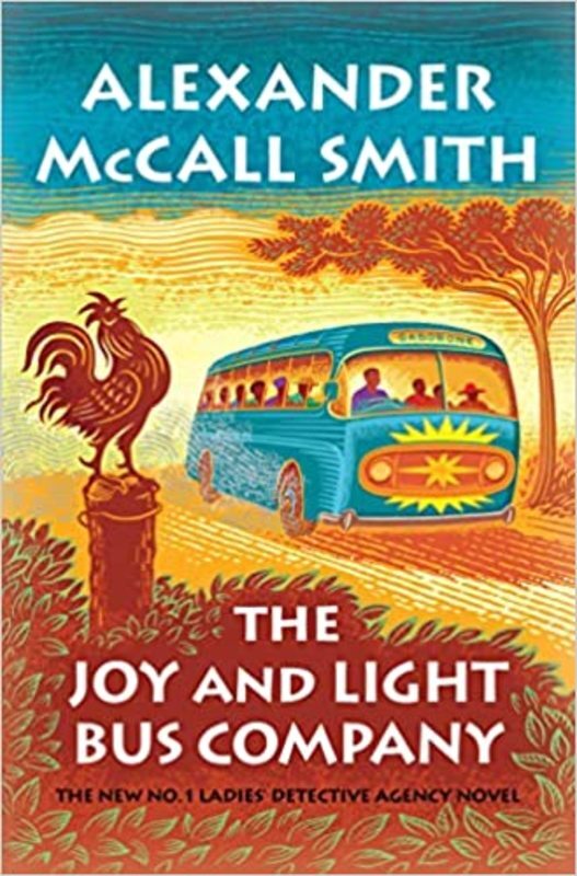 Book cover for "The Joy and Light Bus Company" by Alexander McCall Smith