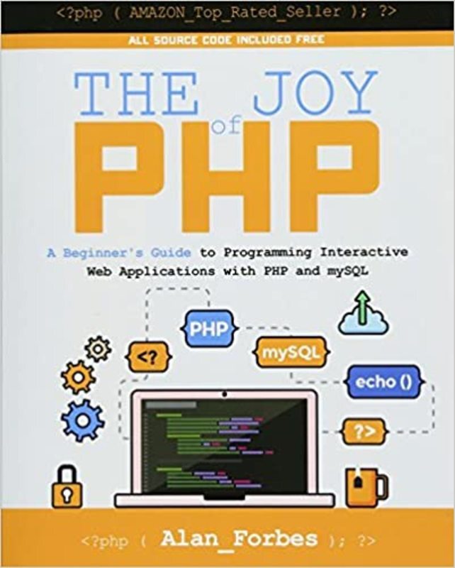 Book cover for "The Joy of PHP" by Alan Forbes