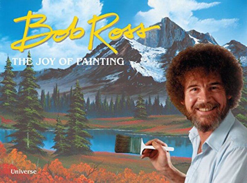 Book cover for "Bob Ross: The Joy of Painting" by Bob Ross