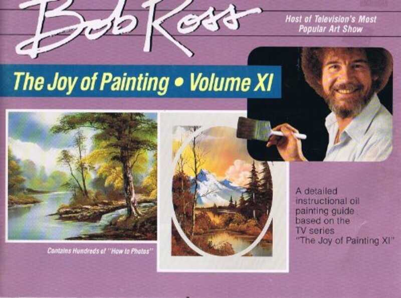 Book cover for "The Joy of Painting Volume 11" by Bob Ross