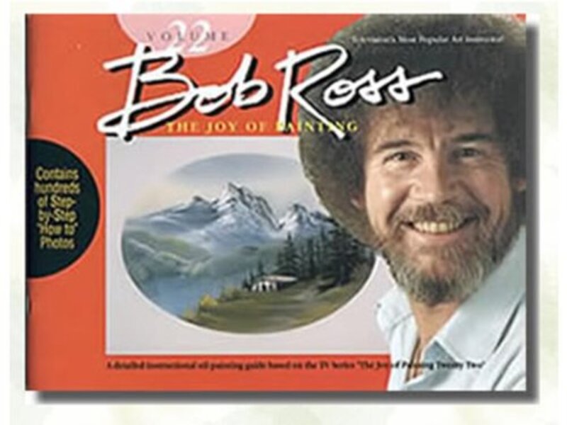 Book cover for "The Joy of Painting Volume 22" by Bob Ross