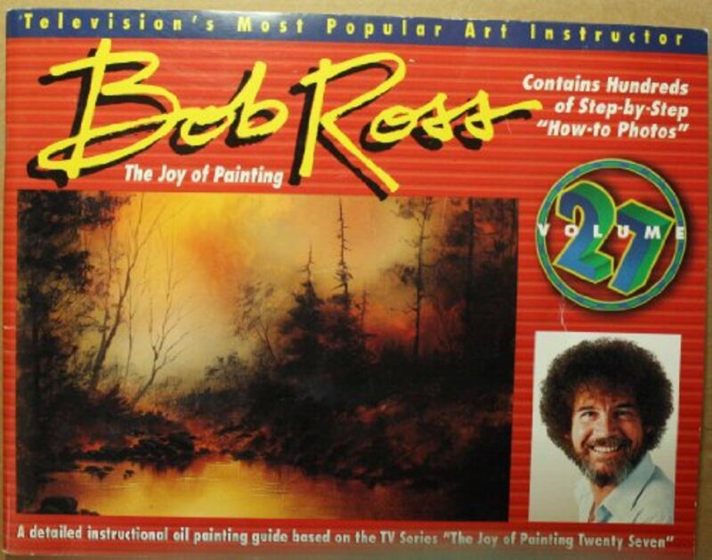 Book cover for "The Joy of Painting Volume 27" by Bob Ross