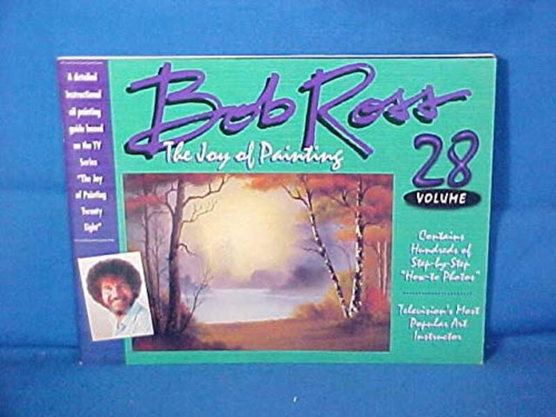 Book cover for "The Joy of Painting Volume 28" by Bob Ross