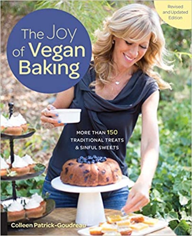 Book cover for "The Joy of Vegan Baking" by Colleen Patrick-Goudreau