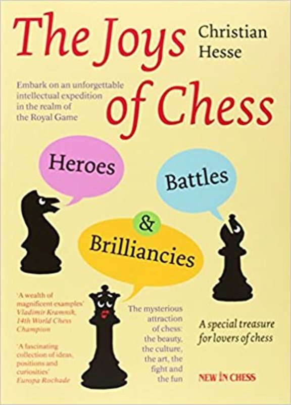 Book cover for "The Joys of Chess" by Christian Hesse