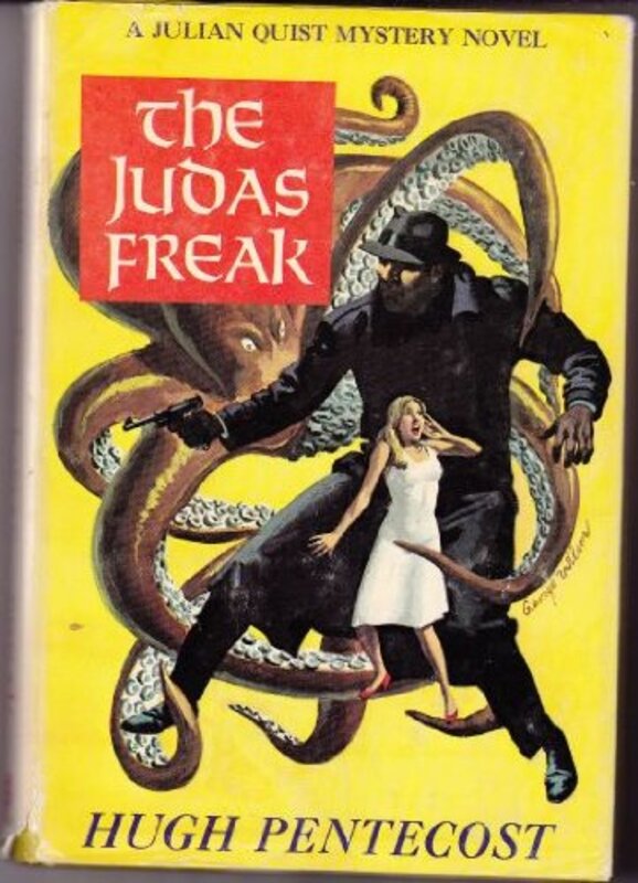 Book cover for "The Judas Freak" by Hugh Pentecost