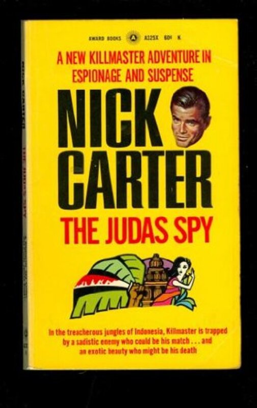 Book cover for "The Judas Spy" by Nick Carter