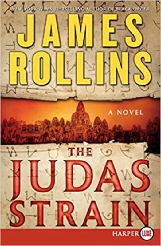 Book cover for "The Judas Strain" by James Rollins