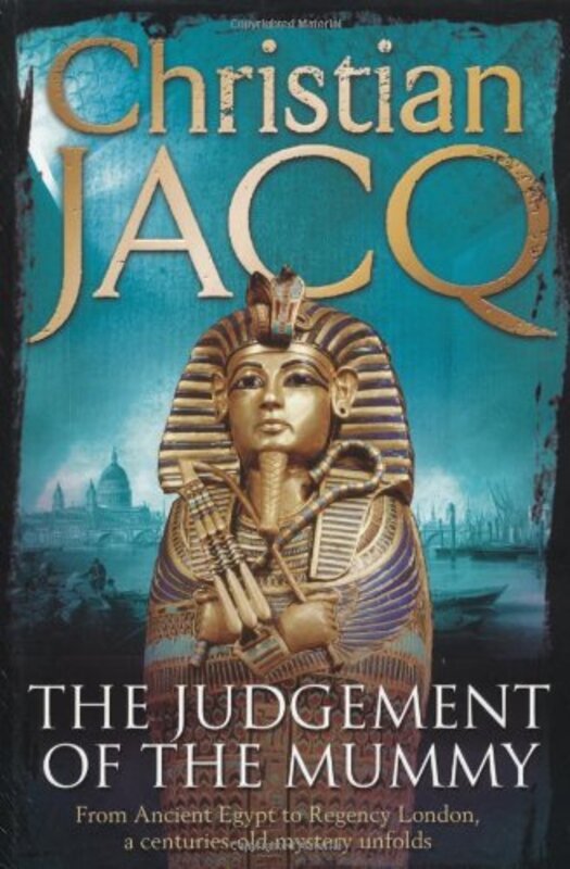 Book cover for "The Judgement of the Mummy" by Christian Jacq