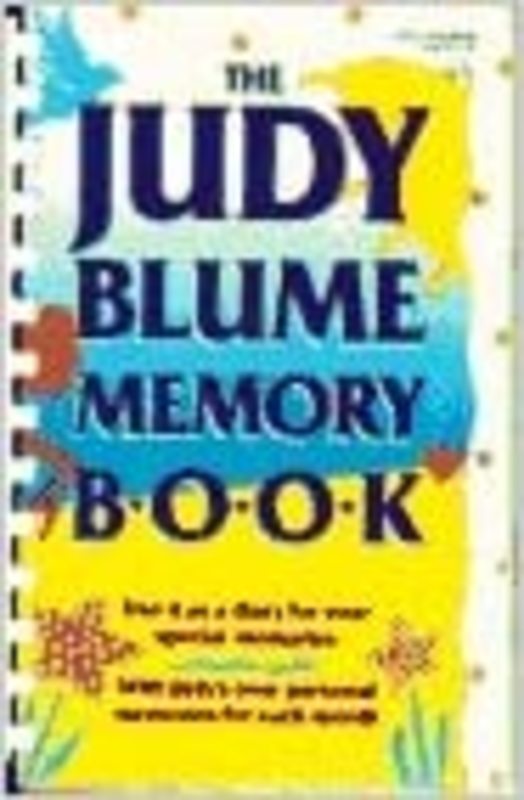 Book cover for "The Judy Blume Memory Book" by Judy Blume
