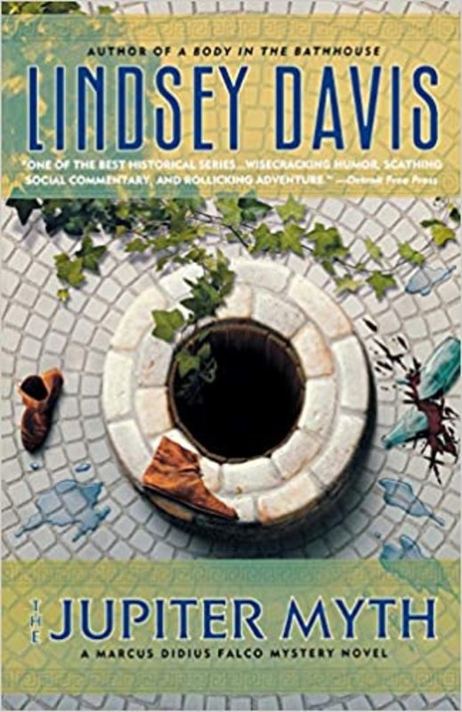 Book cover for "The Jupiter Myth" by Lindsey Davis