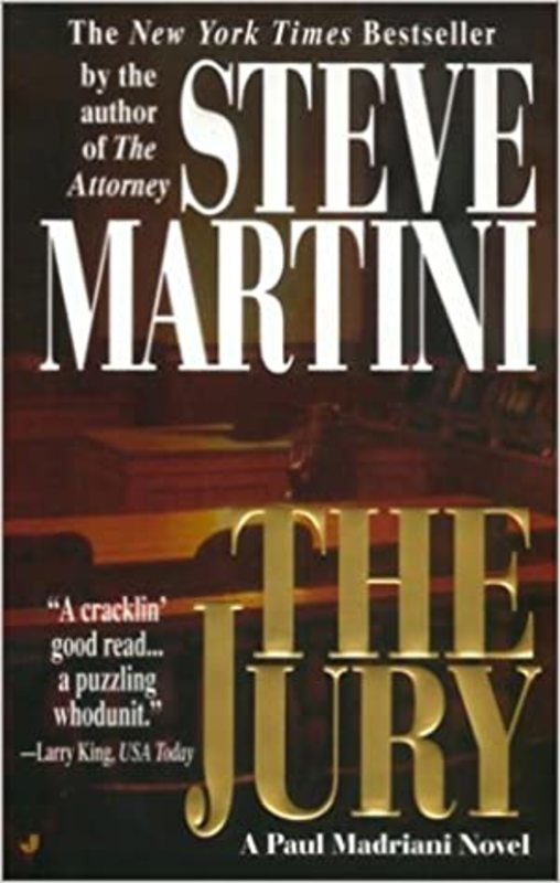 Book cover for "The Jury" by Steve Martini