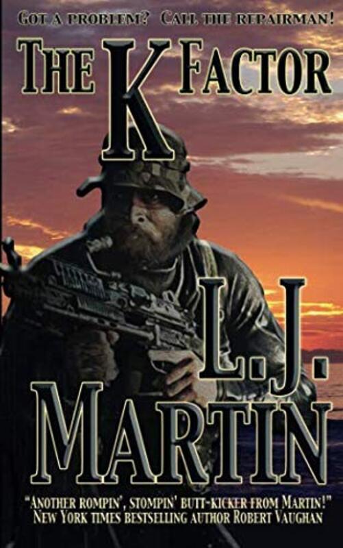 Book cover for "The K Factor" by LJ Martin
