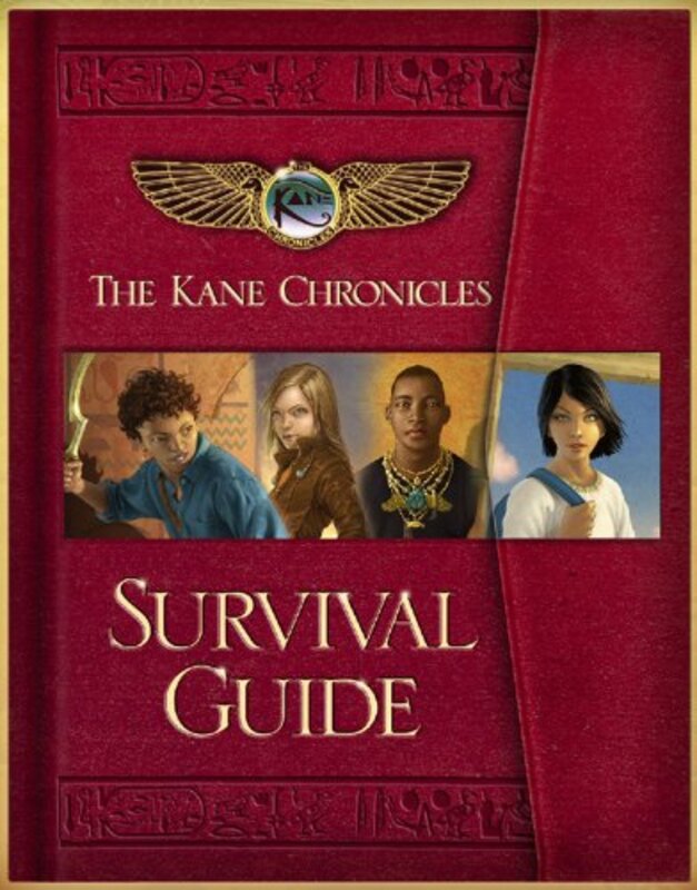 Book cover for "The Kane Chronicles Survival Guide"