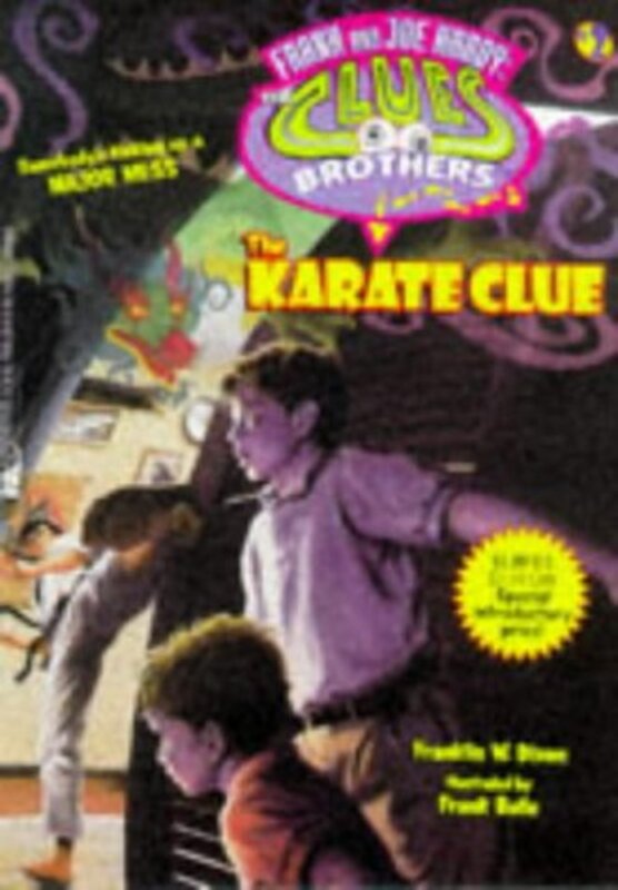 Book cover for "The Karate Clue" by Franklin W Dixon