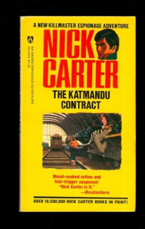 Book cover for "The Katmandu Contract" by Nick Carter