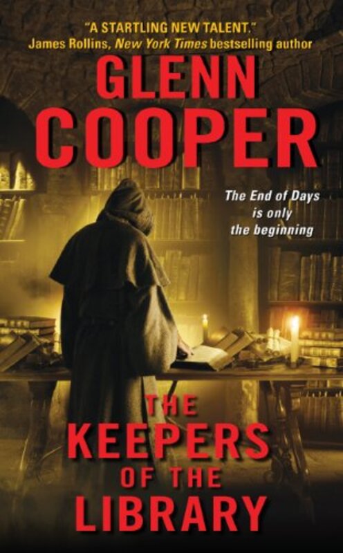 Book cover for "The Keepers of the Library" by Glenn Cooper