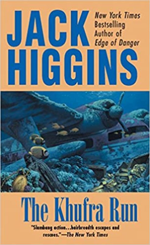 Book cover for "The Khufra Run" by Jack Higgins