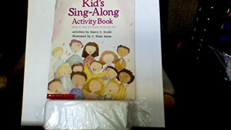 Book cover for "The Kid's Sing-Along Activity Book" by Nancy Krulik