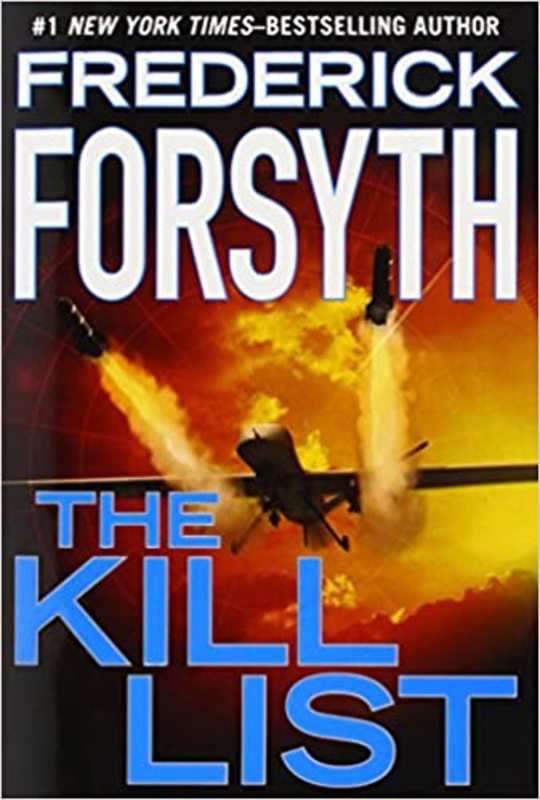 Book cover for "The Kill List" by Frederick Forsyth